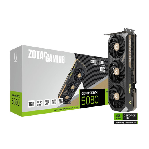 GPU - ZOTAC GAMING GeForce RTX 5080 SOLID CORE |ZT-B50800J2-10P 